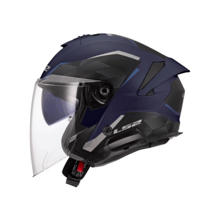 Kask otwarty Jet LS2 Verso II Air Navy Blue
